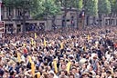 Foule, Paris - années 70