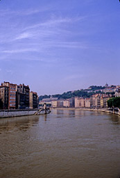 Lyon et la Saône