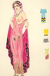 Péri - Costume de scène de Music-Hall par Ranson