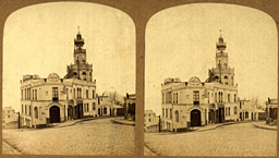 Vue stéréoscopique de la Tour Montmartre à Montmartre circa 1860/70